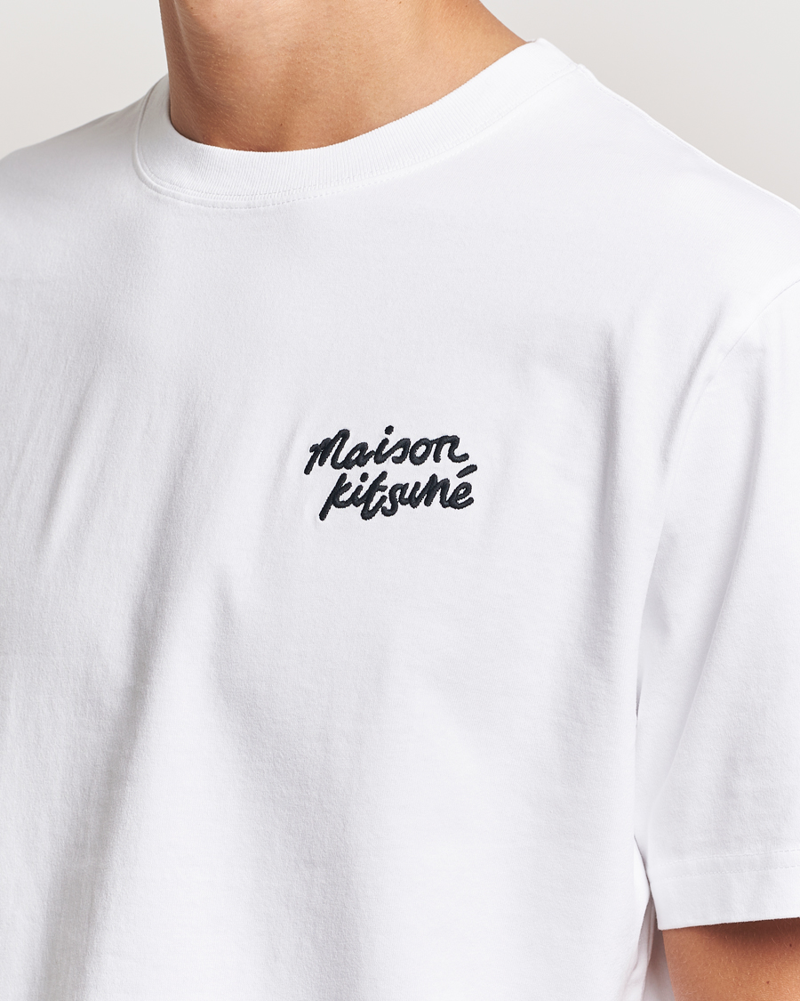 Herren | T-Shirts | Maison Kitsuné | Mini Handwriting T-shirt White