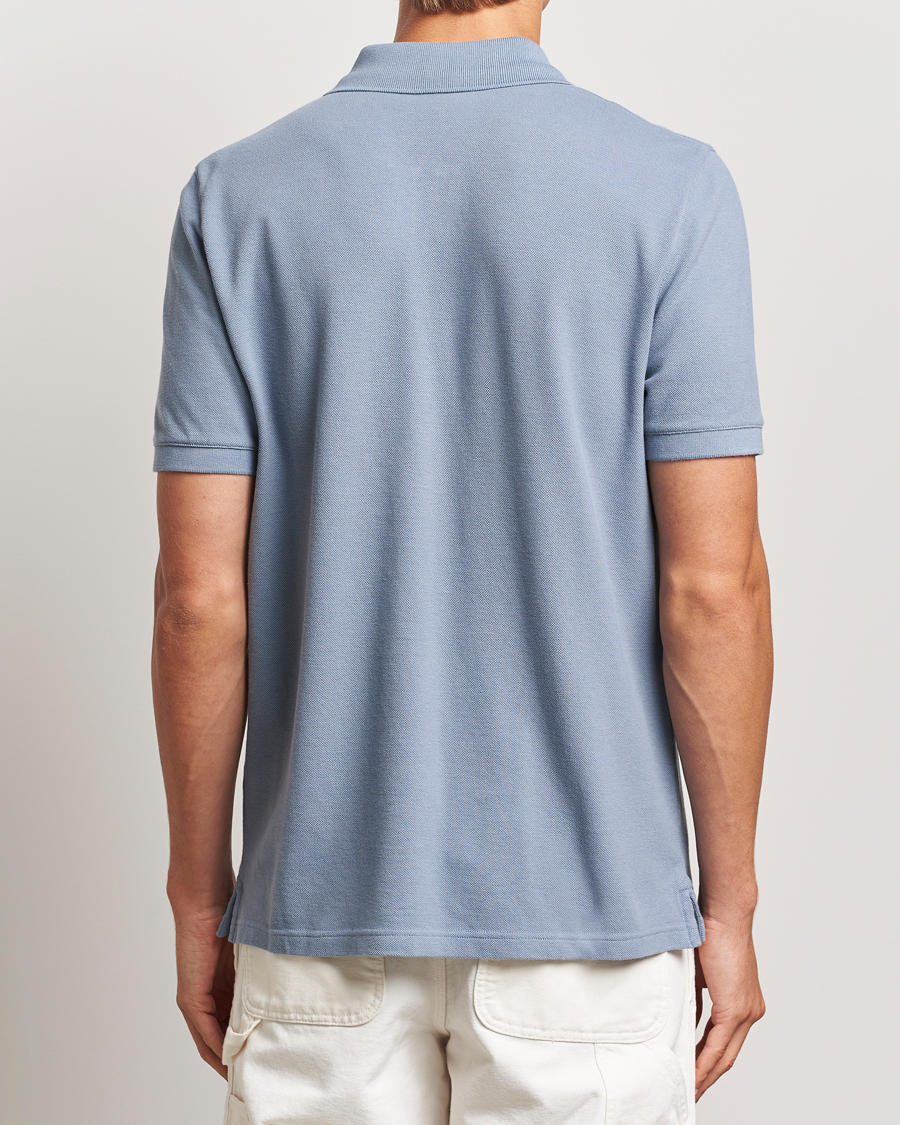 Herren | Poloshirts | Maison Kitsuné | Fox Head Polo Moonlight Blue