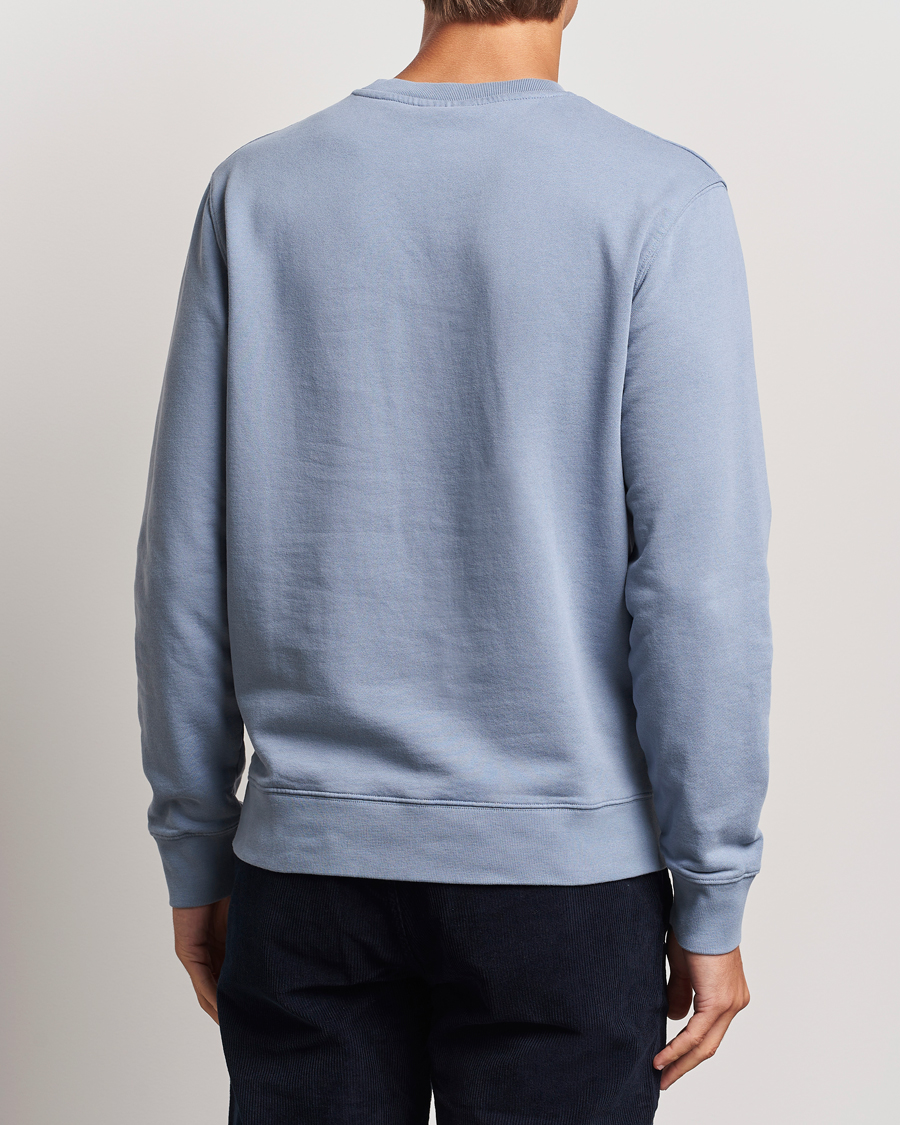 Herren | Pullover | Maison Kitsuné | Fox Head Sweatshirt Moonlight Blue