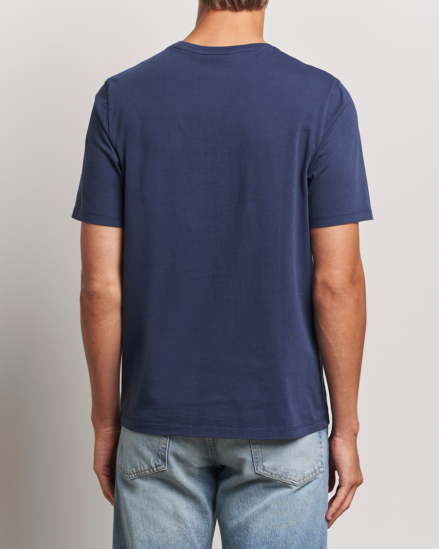 Herren | T-Shirts | Maison Kitsuné | Chillax Fox T-Shirt Eclipse Blue