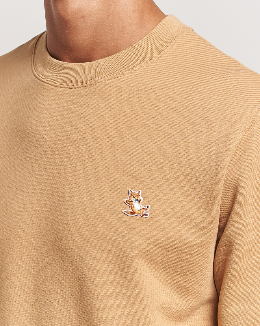 Herren | Pullover | Maison Kitsuné | Chillax Fox Sweatshirt Chamomile Beige
