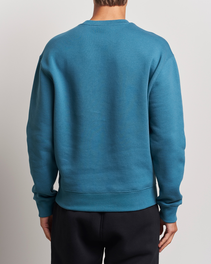 Herren | Pullover | Maison Kitsuné | Ramblin Fox Sweatshirt Lake Blue