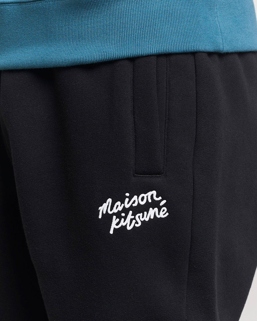 Herren | Hosen | Maison Kitsuné | Mini Handwriting Sweatpants Black