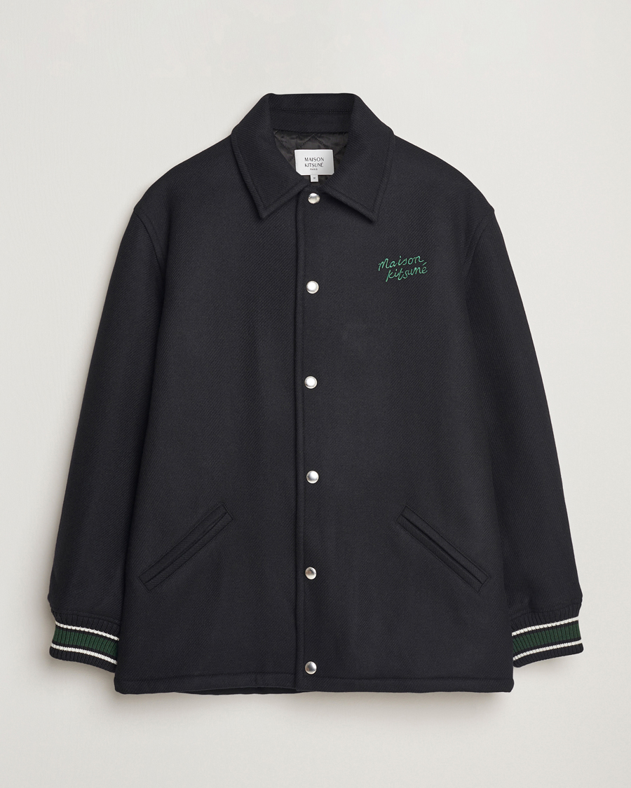 Herren | Jacken | Maison Kitsuné | Varsity Jacket Black