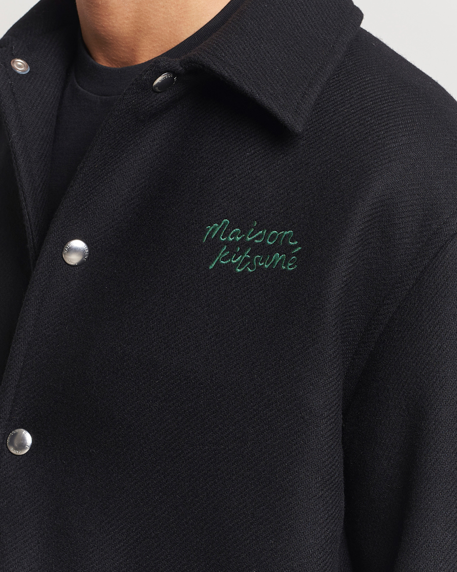 Herren | Jacken | Maison Kitsuné | Varsity Jacket Black