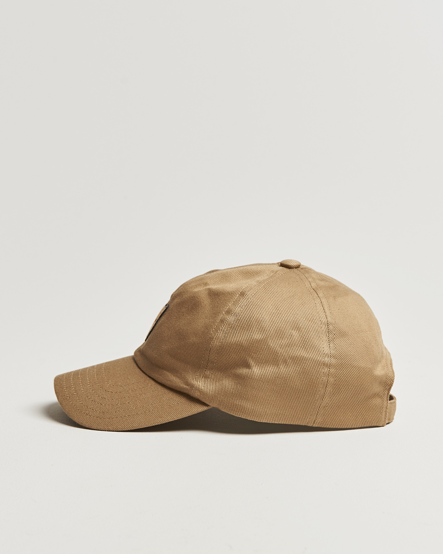 Herren | Maison Kitsuné Fox Head Cap Chino Beige | Maison Kitsuné | Fox Head Cap Chino Beige