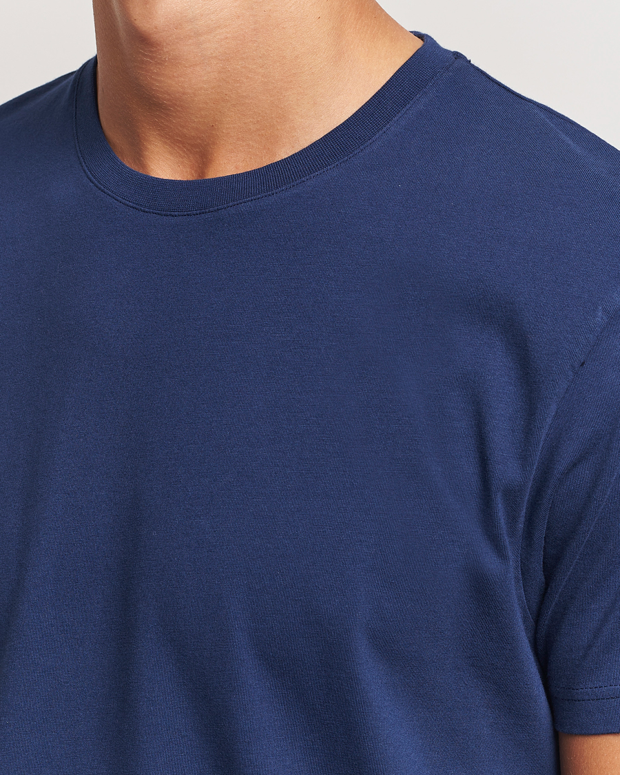 Herren | T-Shirts | Colorful Standard | Classic Organic T-Shirt Marine Blue