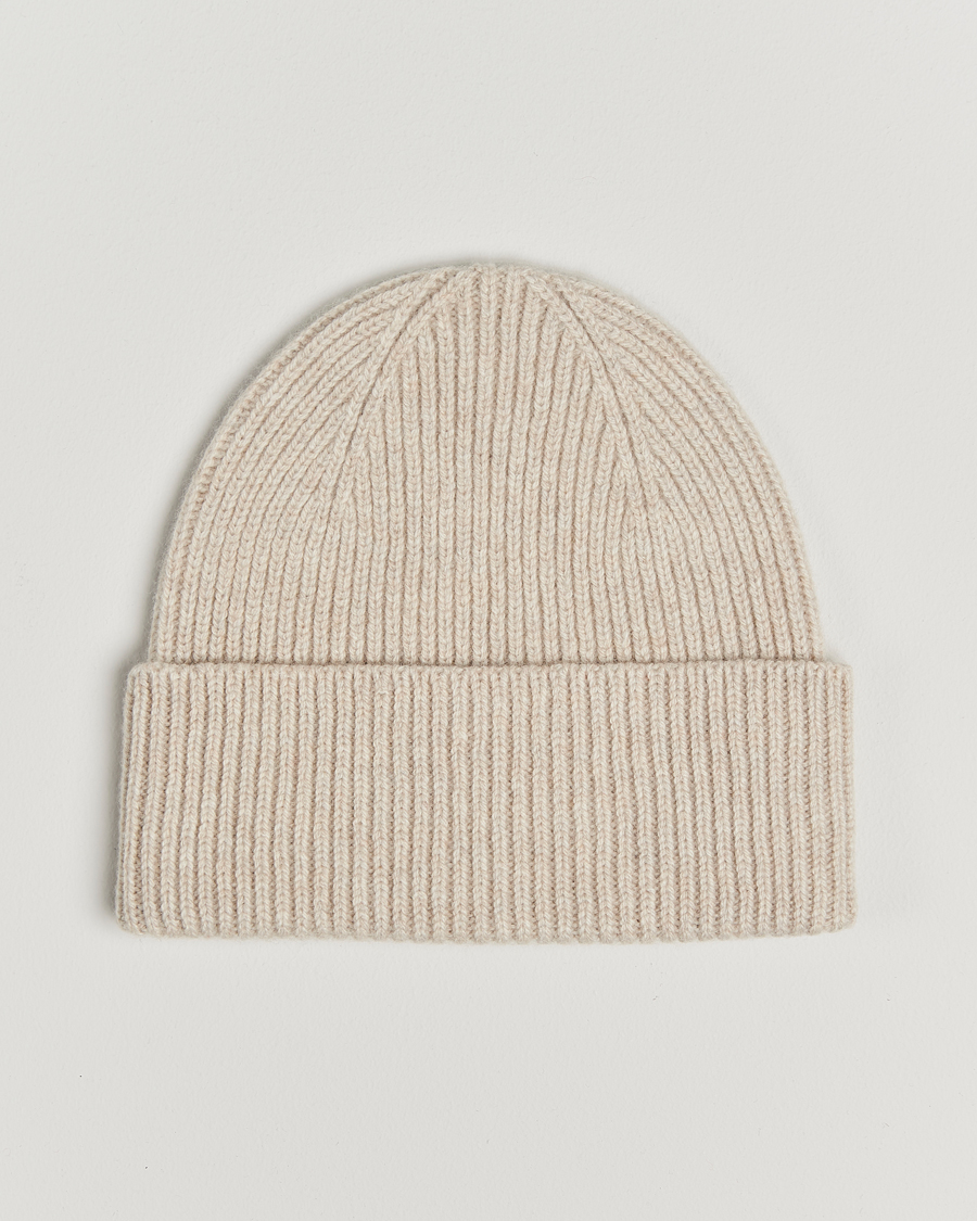 Herren | Colorful Standard Merino Wool Beanie Ivory White | Colorful Standard | Merino Wool Beanie Ivory White