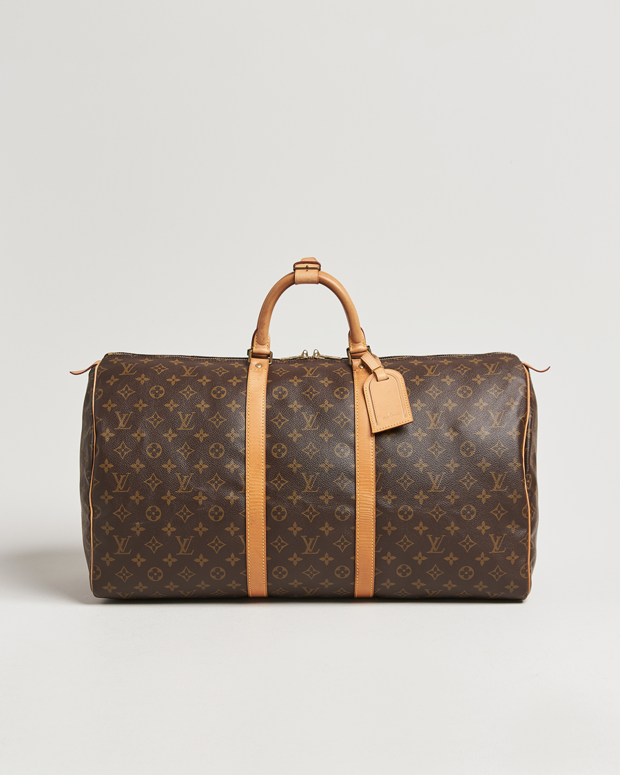 Herren | Louis Vuitton Pre-Owned Keepall 55 Bag Monogram | Louis Vuitton Pre-Owned | Keepall 55 Bag Monogram