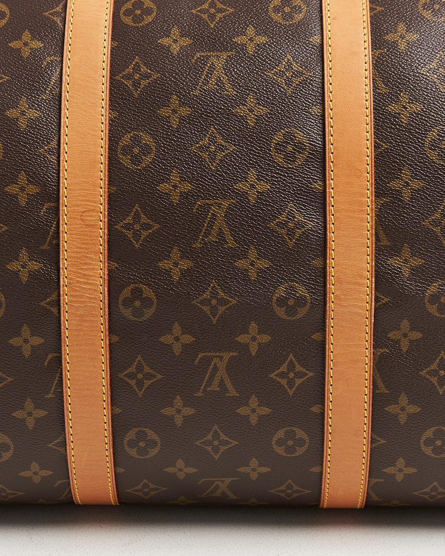 Herren | Louis Vuitton Pre-Owned Keepall 55 Bag Monogram | Louis Vuitton Pre-Owned | Keepall 55 Bag Monogram