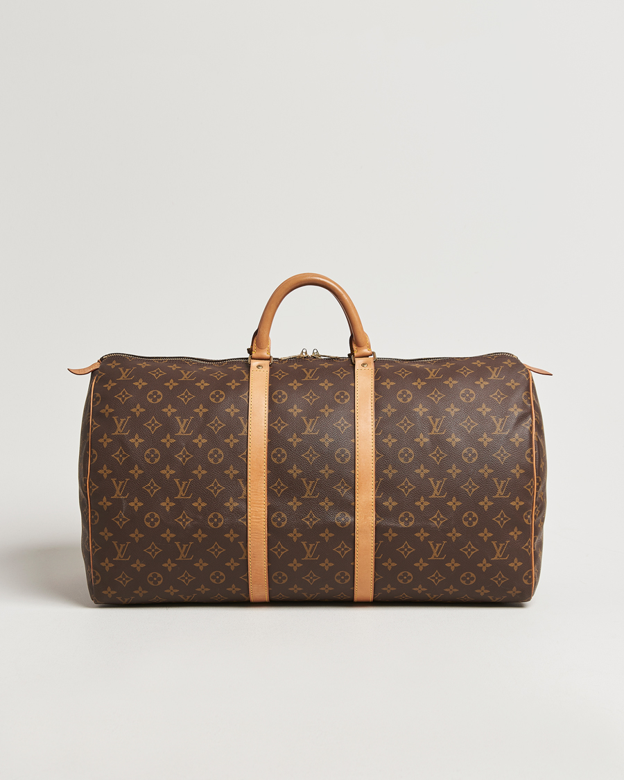 Herren | Louis Vuitton Pre-Owned Keepall 55 Bag Monogram | Louis Vuitton Pre-Owned | Keepall 55 Bag Monogram