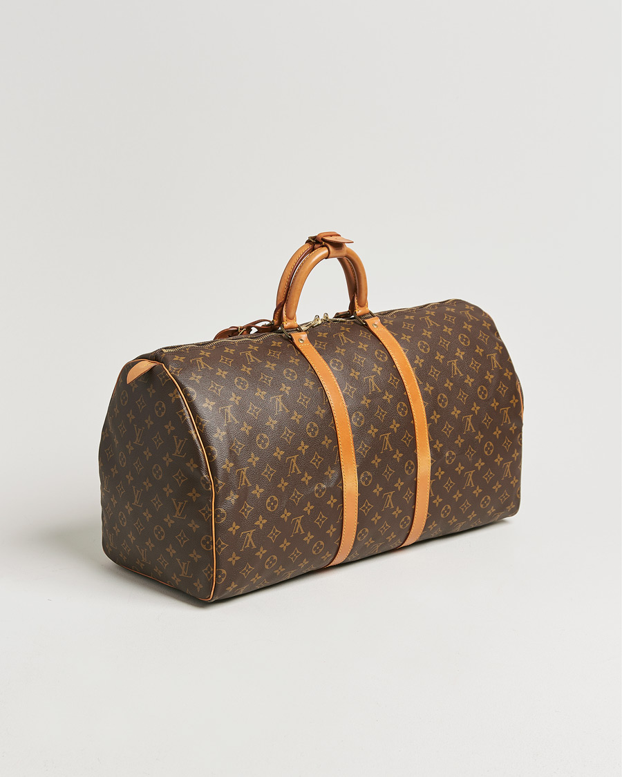 Herren | Louis Vuitton Pre-Owned Keepall 55 Bag Monogram | Louis Vuitton Pre-Owned | Keepall 55 Bag Monogram