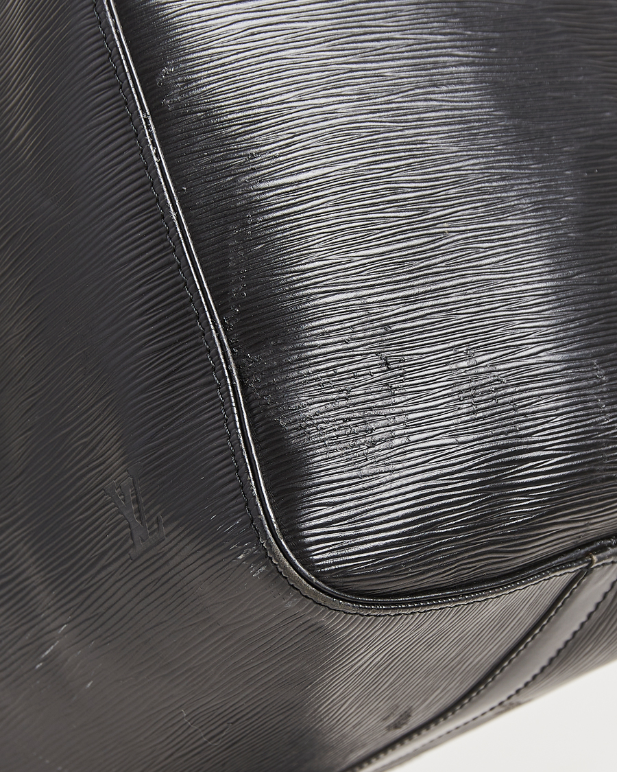 Herren | Louis Vuitton Pre-Owned Keepall 50 Epi Leather Travel Bag Black | Louis Vuitton Pre-Owned | Keepall 50 Epi Leather Travel Bag Black