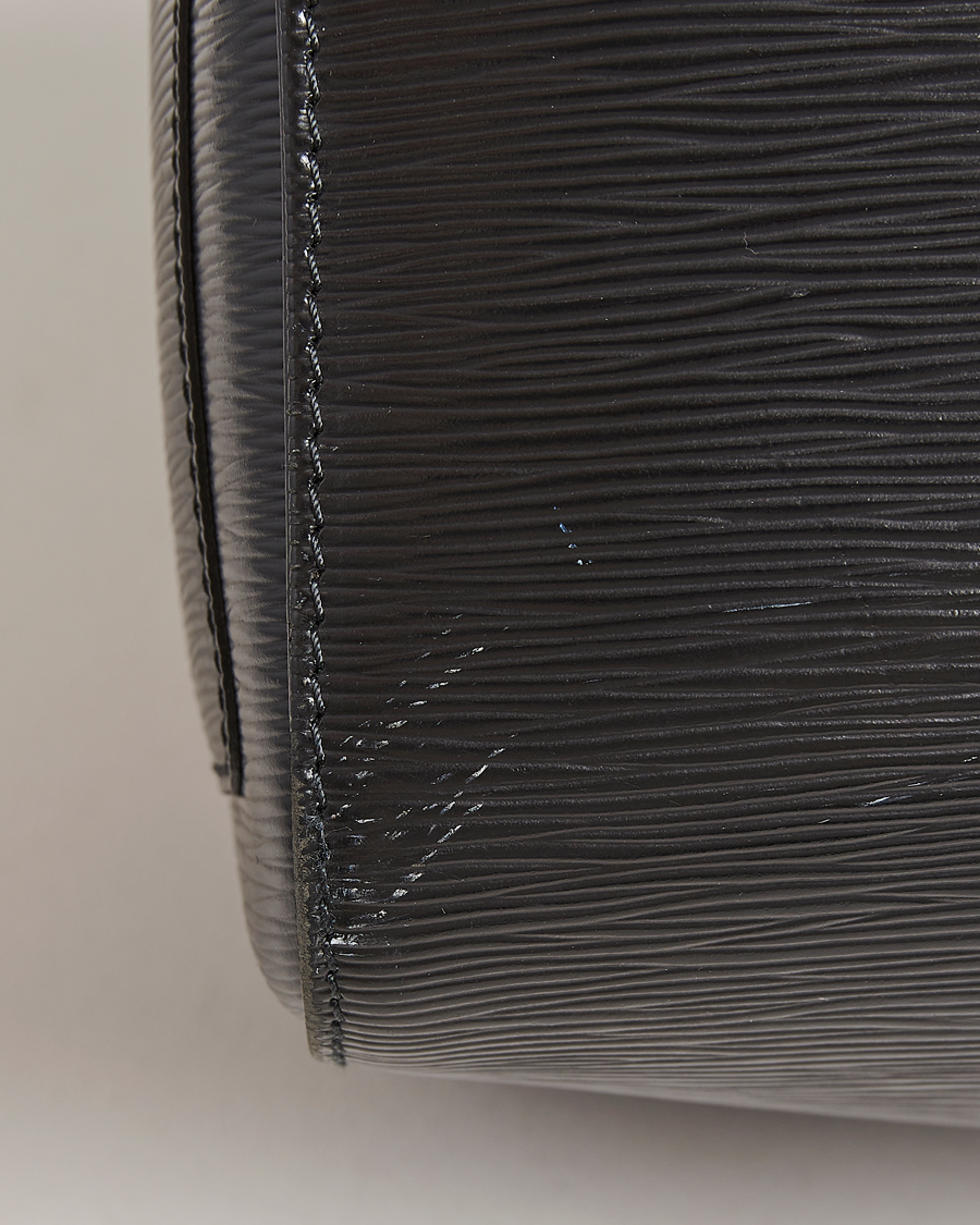 Herren | Louis Vuitton Pre-Owned Keepall 50 Epi Leather Travel Bag Black | Louis Vuitton Pre-Owned | Keepall 50 Epi Leather Travel Bag Black