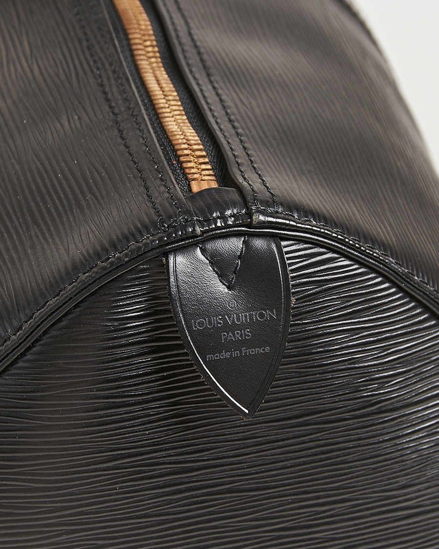 Herren | Louis Vuitton Pre-Owned Keepall 50 Epi Leather Travel Bag Black | Louis Vuitton Pre-Owned | Keepall 50 Epi Leather Travel Bag Black