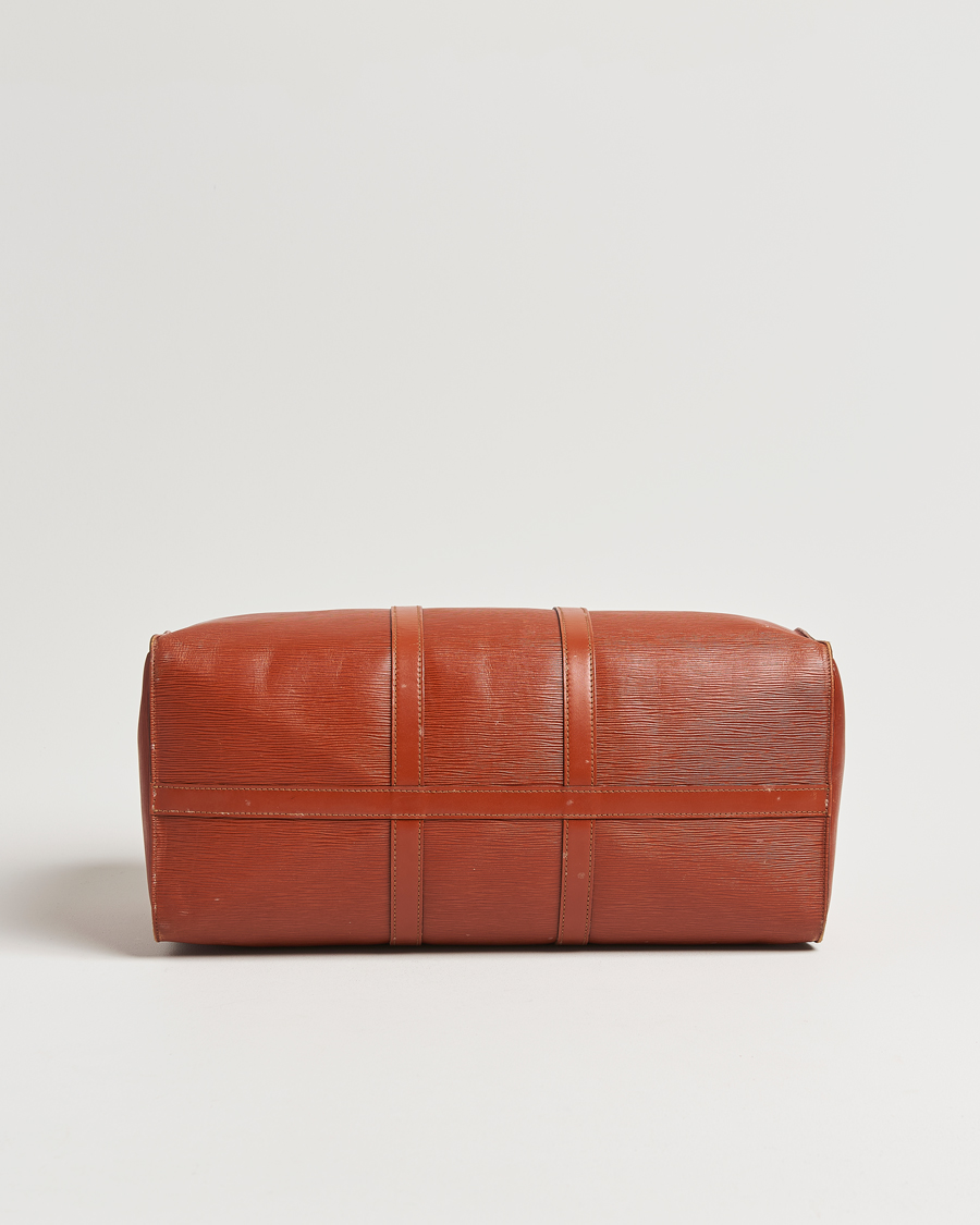 Herren | Louis Vuitton Pre-Owned Keepall 50 Epi Leather Travel Bag Brown | Louis Vuitton Pre-Owned | Keepall 50 Epi Leather Travel Bag Brown