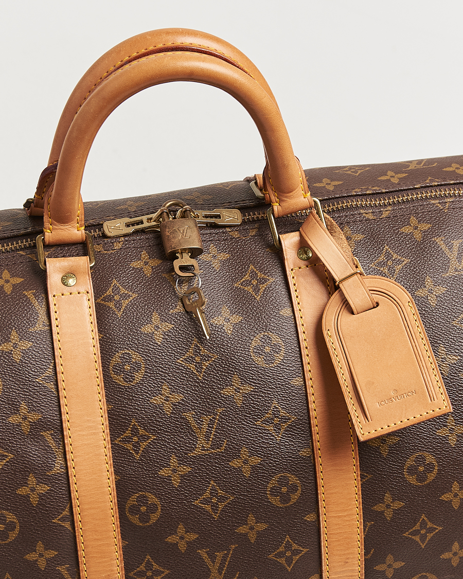 Herren | Louis Vuitton Pre-Owned Keepall 55 Bag Monogram | Louis Vuitton Pre-Owned | Keepall 55 Bag Monogram