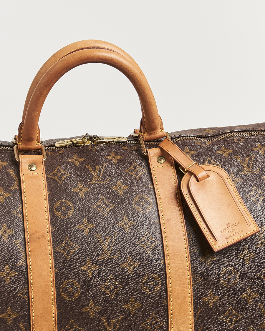 Herren | Louis Vuitton Pre-Owned Keepall 55 Bag Monogram | Louis Vuitton Pre-Owned | Keepall 55 Bag Monogram