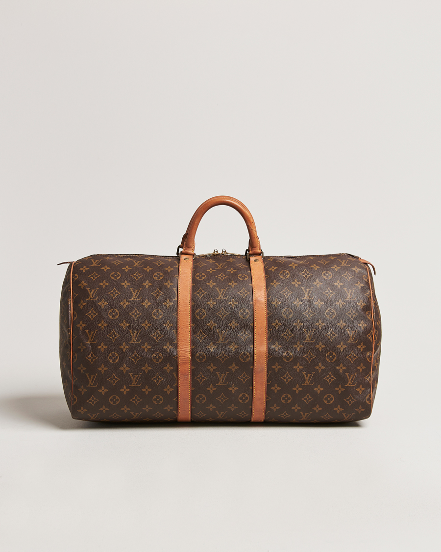 Herren | Louis Vuitton Pre-Owned Keepall 55 Bag Monogram | Louis Vuitton Pre-Owned | Keepall 55 Bag Monogram