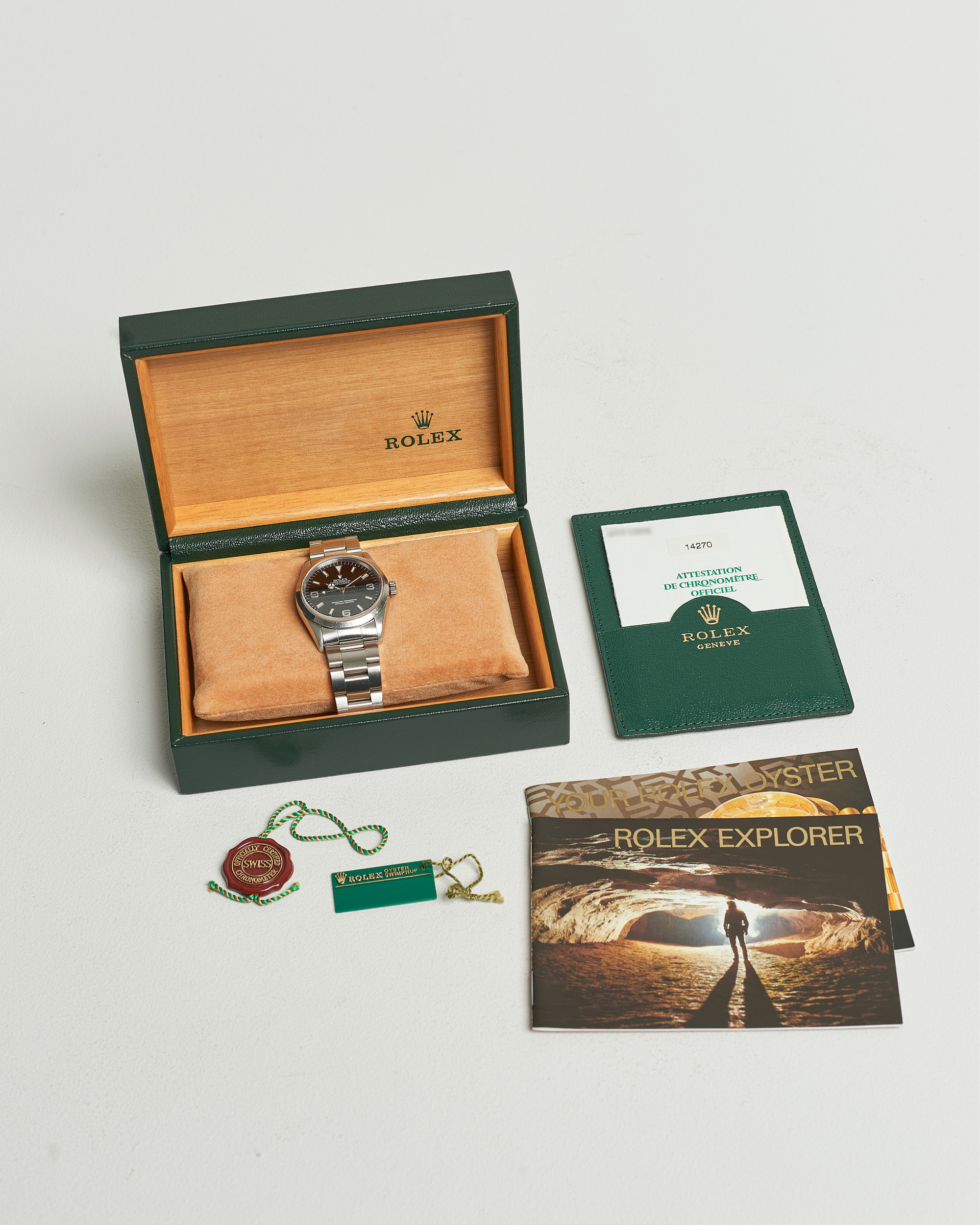 Herren | Rolex Pre-Owned Explorer 14270 Silver | Rolex Pre-Owned | Explorer 14270 Silver