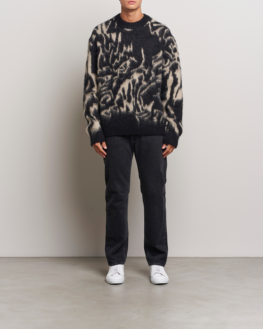 Herren | Pullover | J.Lindeberg | Falkor Jacquard Knit Sweater Black