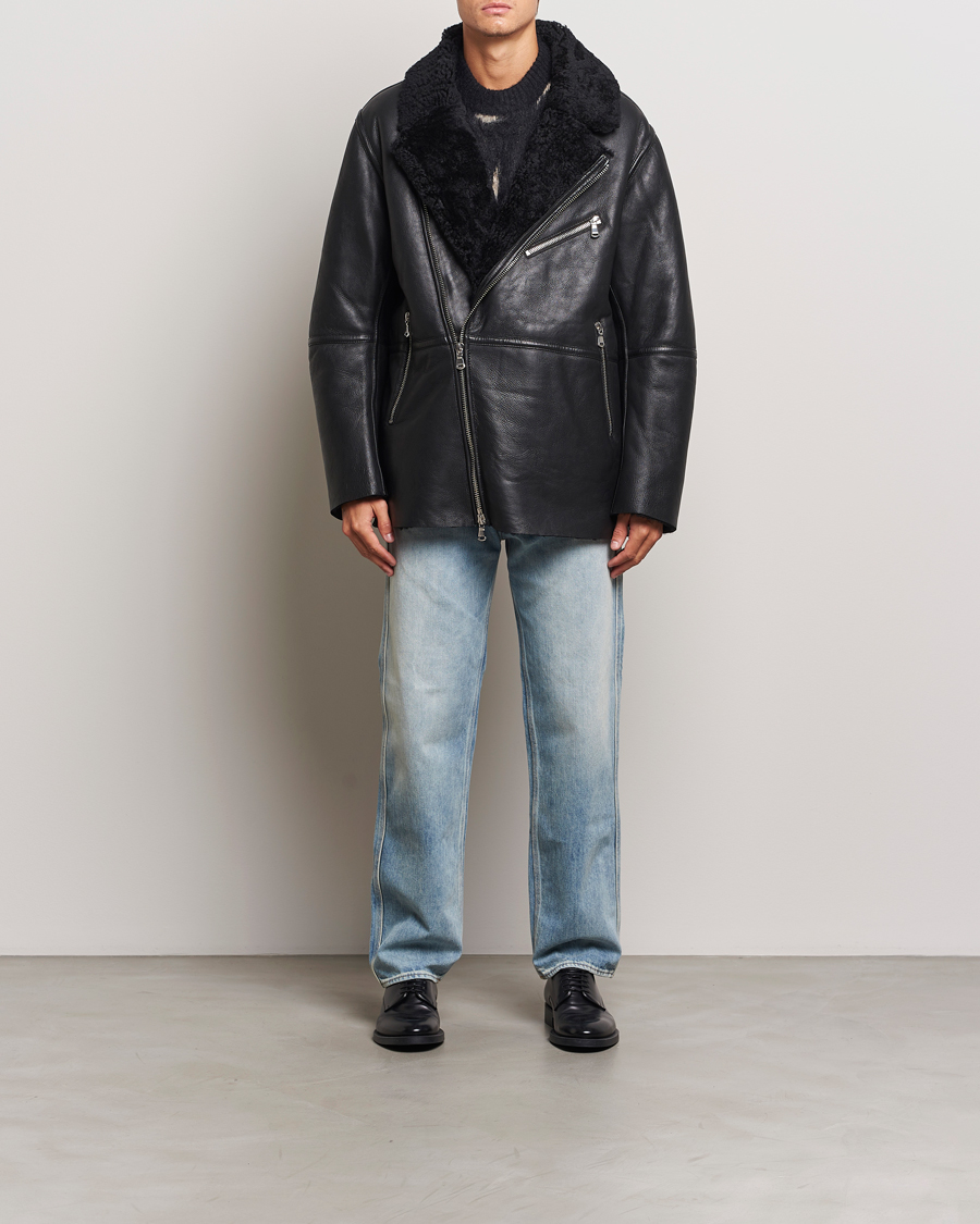 Herren | Jacken | J.Lindeberg | Sutton Shearling Jacket Black