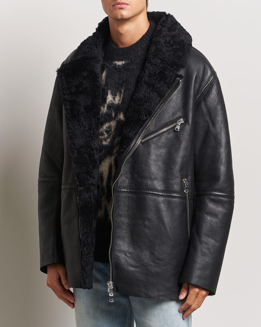 Herren | Jacken | J.Lindeberg | Sutton Shearling Jacket Black