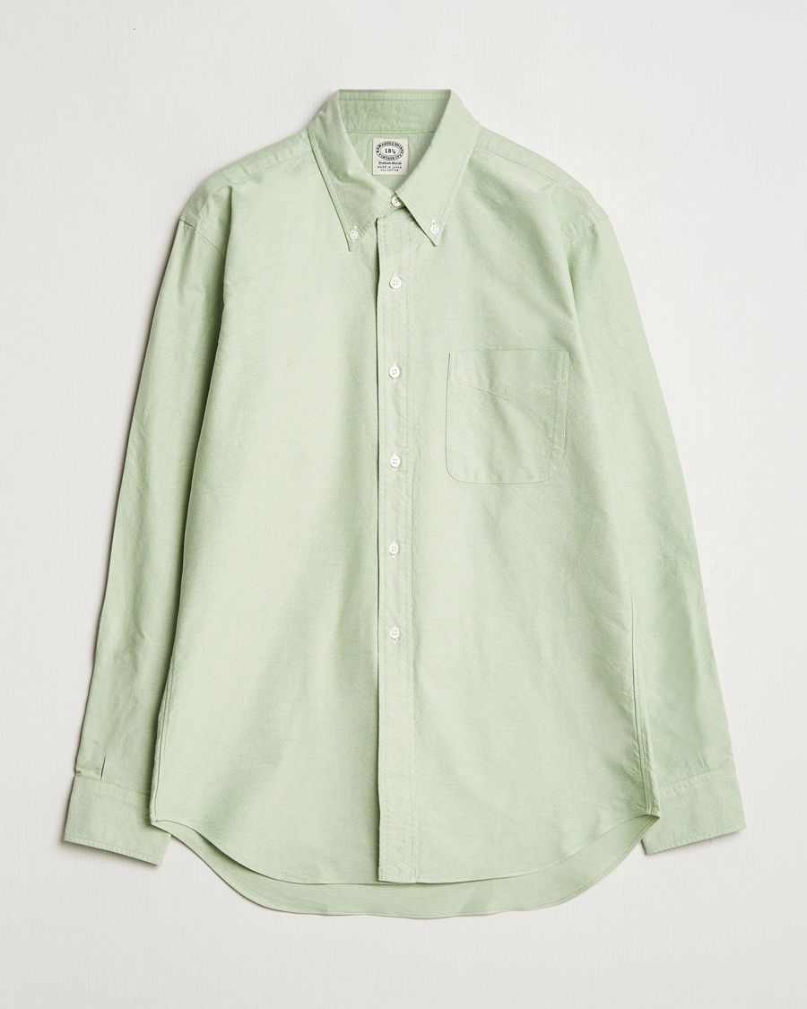 Herren | Hemden | Kamakura Shirts | Vintage Ivy Oxford Button Down Shirt Green