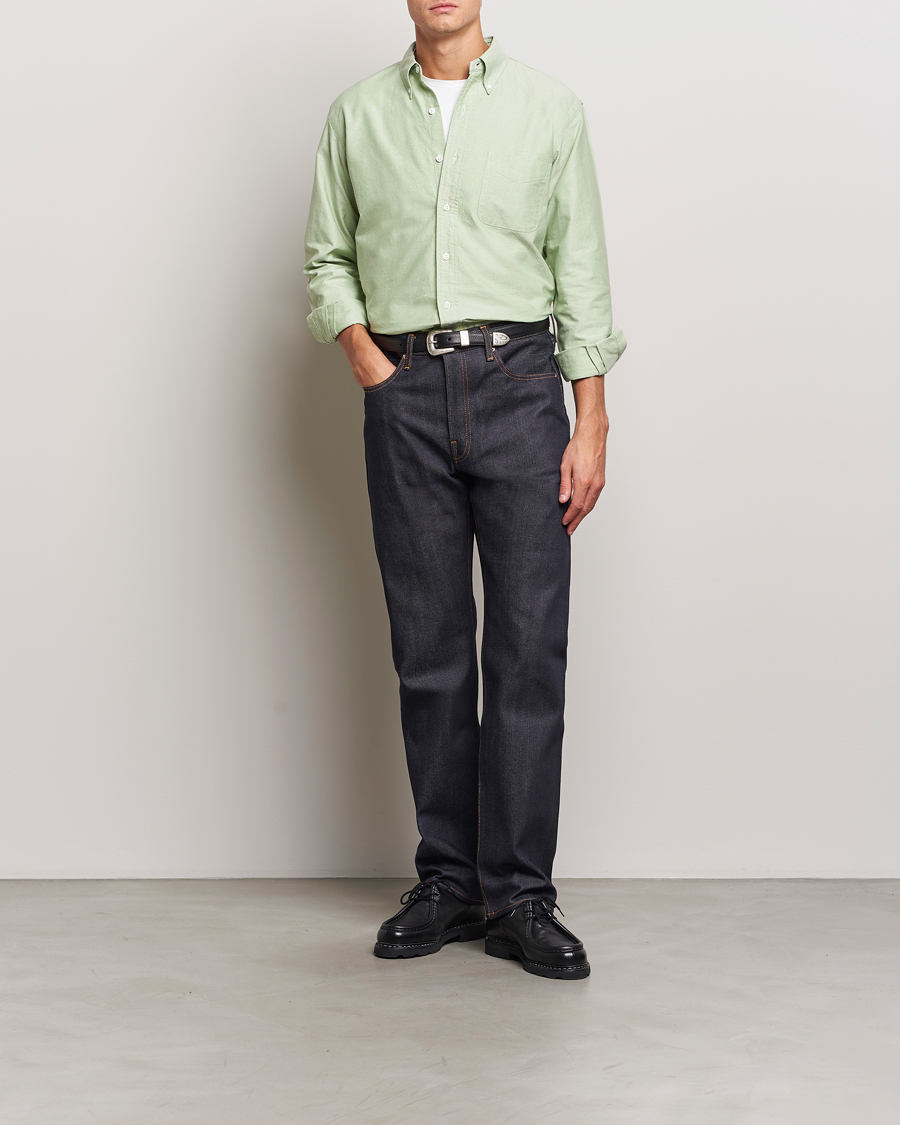 Herren | Hemden | Kamakura Shirts | Vintage Ivy Oxford Button Down Shirt Green