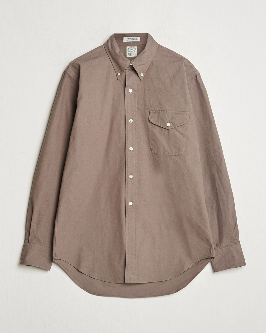 Herren | Hemden | Kamakura Shirts | Vintage Ivy Flap Pocket Shirt Khaki