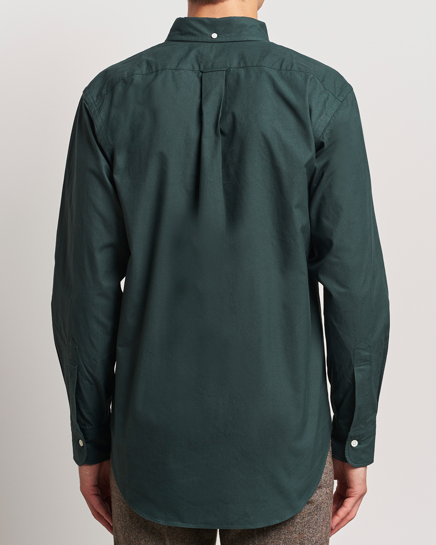 Herren | Hemden | Kamakura Shirts | Vintage Ivy Flap Pocket Shirt Dark Green