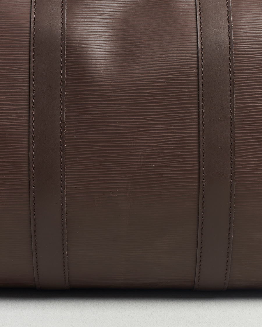 Herren | Louis Vuitton Pre-Owned Keepall 45 Epi Leather Travel Bag Brown | Louis Vuitton Pre-Owned | Keepall 45 Epi Leather Travel Bag Brown
