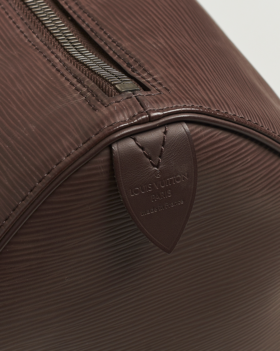 Herren | Louis Vuitton Pre-Owned Keepall 45 Epi Leather Travel Bag Brown | Louis Vuitton Pre-Owned | Keepall 45 Epi Leather Travel Bag Brown