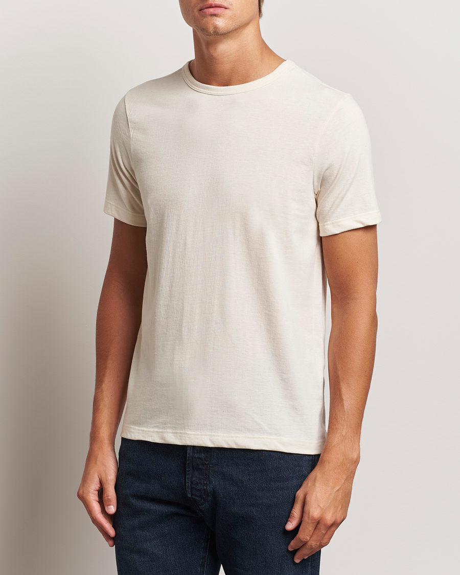 Herren | T-Shirts | Merz b. Schwanen | 1950s Classic Loopwheeled T-shirt Nature