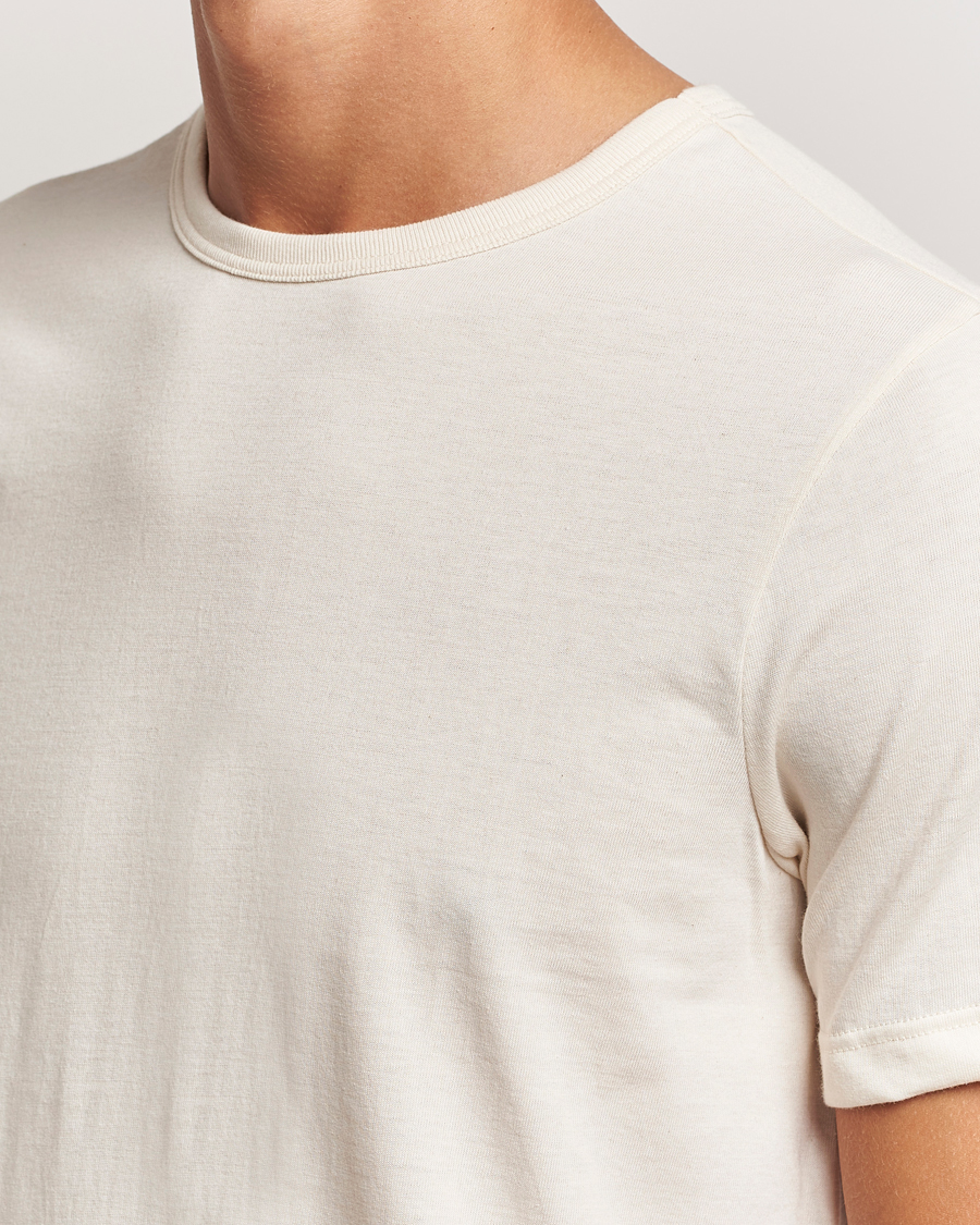 Herren | T-Shirts | Merz b. Schwanen | 1950s Classic Loopwheeled T-shirt Nature