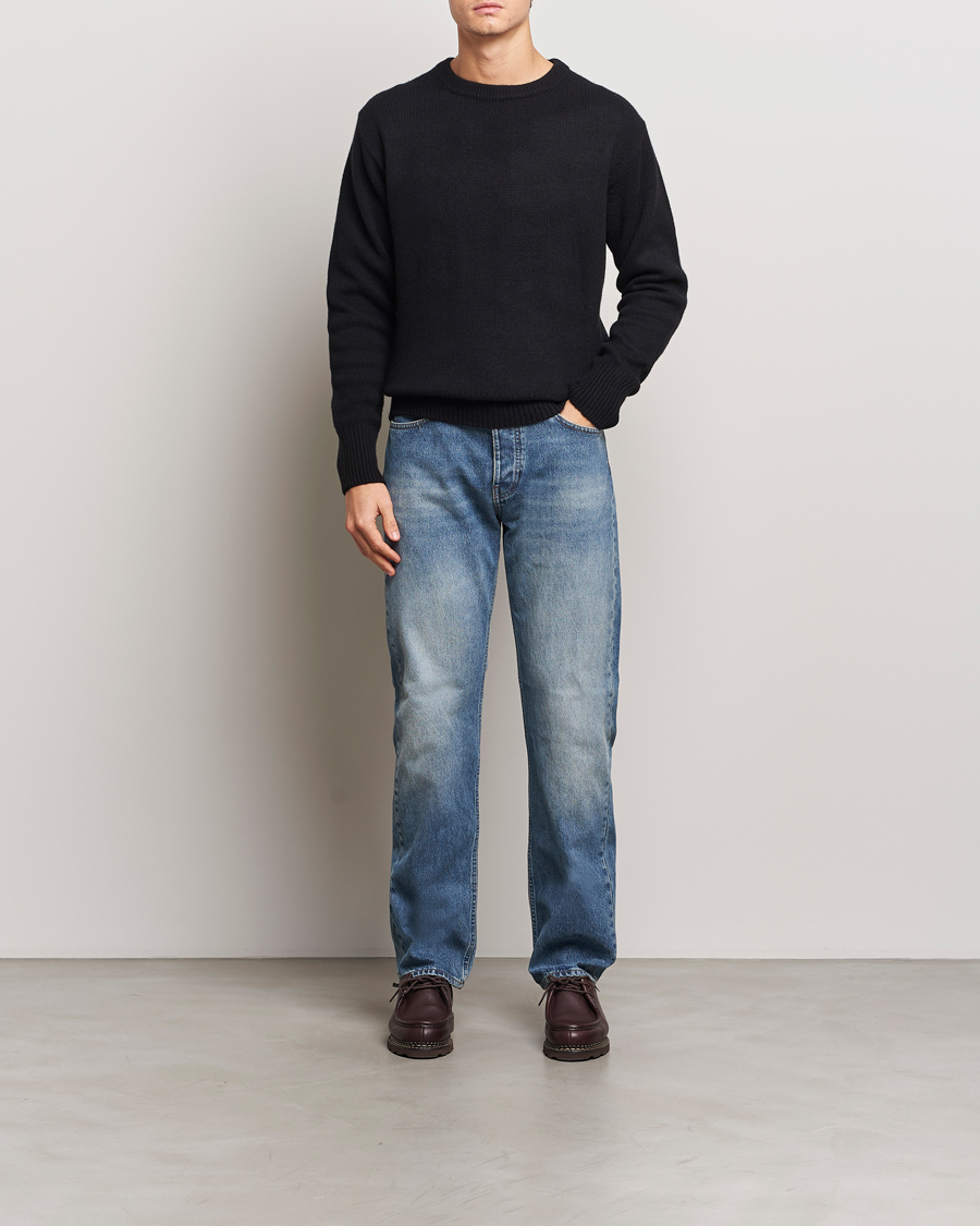 Herren | Pullover | Merz b. Schwanen | Merino/Cashmere Pullover Deep Black