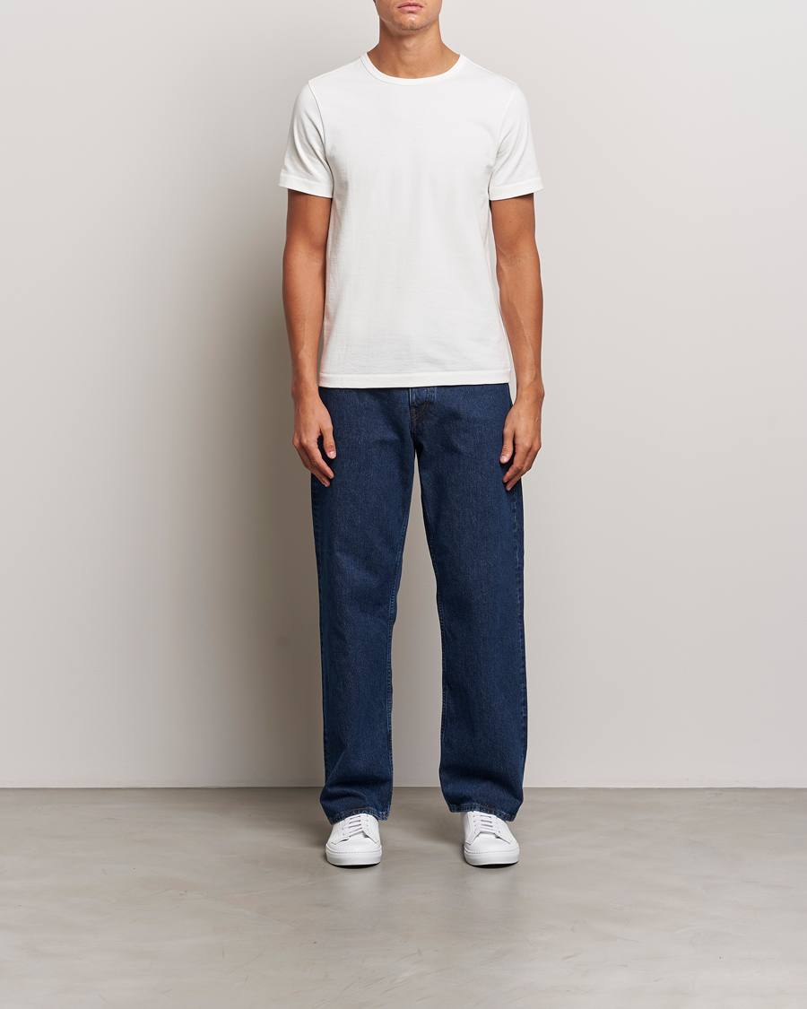 Herren | T-Shirts | Merz b. Schwanen | Classic Fit Loopwheeled T-Shirt White