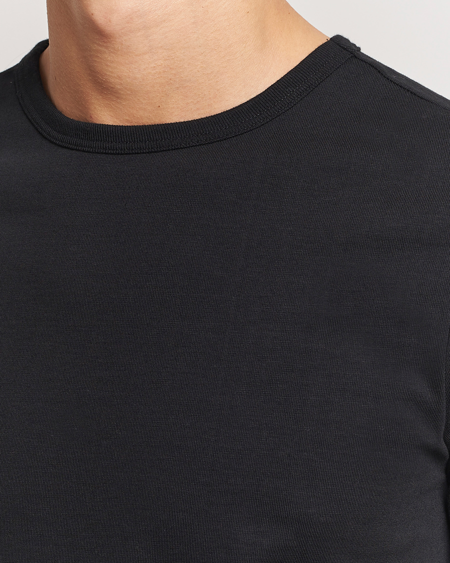 Herren | T-Shirts | Merz b. Schwanen | Classic Fit Loopwheeled T-Shirt Black