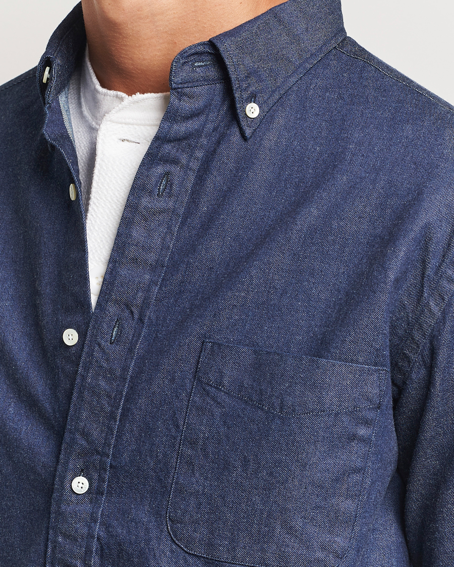 Herren | Hemden | BEAMS PLUS | Denim Button Down Shirt Dark Indigo