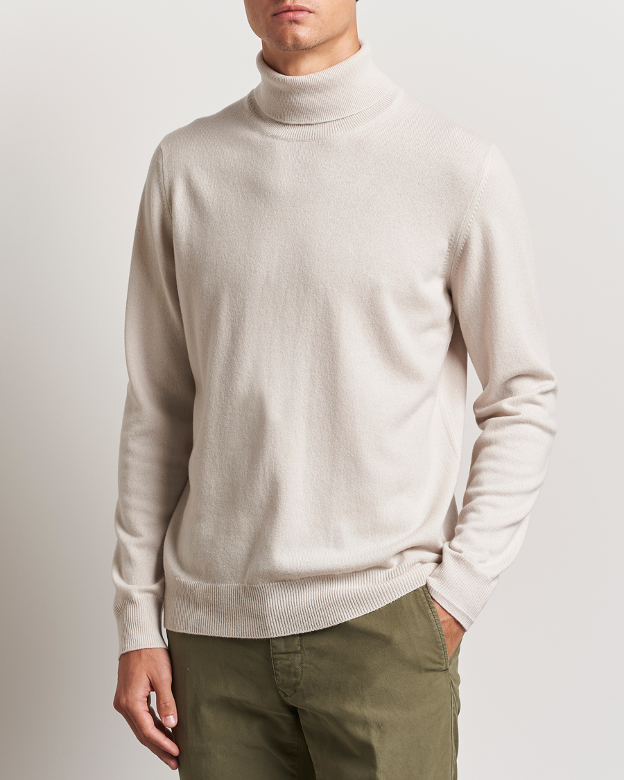 Herren | Pullover | Gran Sasso | Wool/Cashmere Rollneck Cream