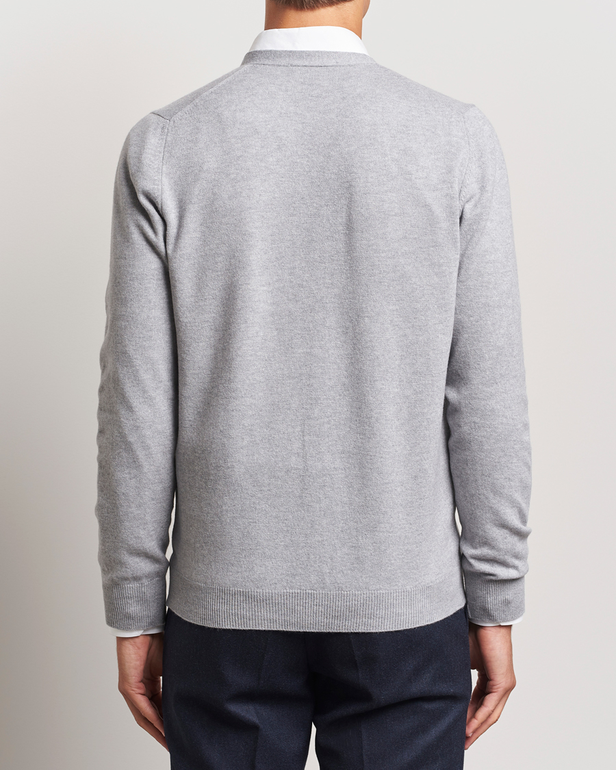 Herren | Pullover | Gran Sasso | Wool/Cashmere Cardigan Light Grey