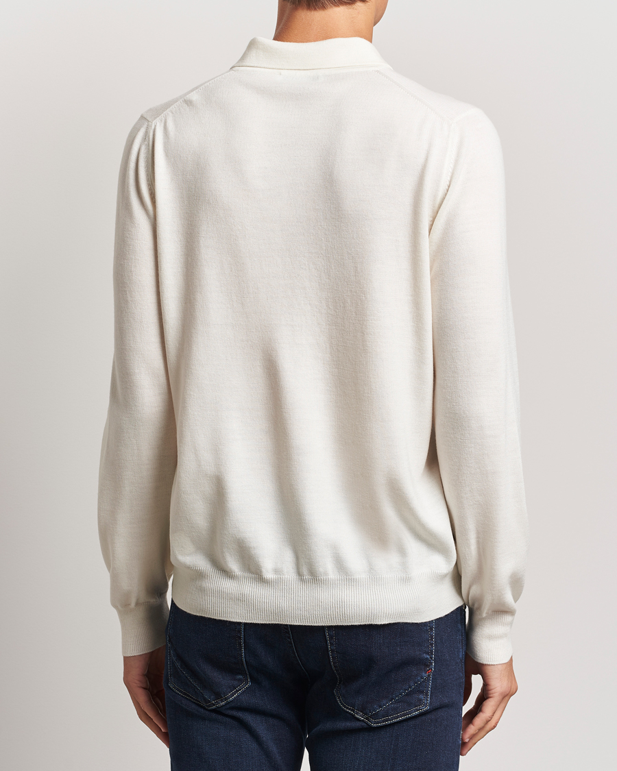 Herren | Pullover | Gran Sasso | Merino Fashion Fit Polo Cream