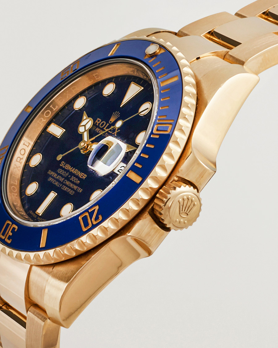 Herren | Rolex Pre-Owned Submariner Date 18K 116618LB Gold | Rolex Pre-Owned | Submariner Date 18K 116618LB Gold