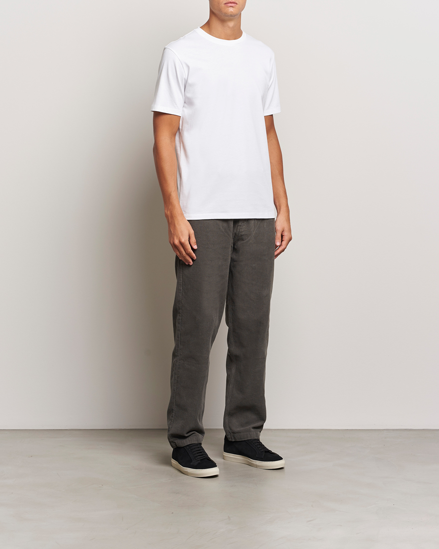 Herren | T-Shirts | A Day's March | Midweight T-Shirt White