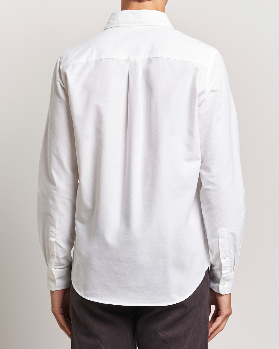 Herren | Hemden | A Day's March | Mason Dyed Oxford Shirt White