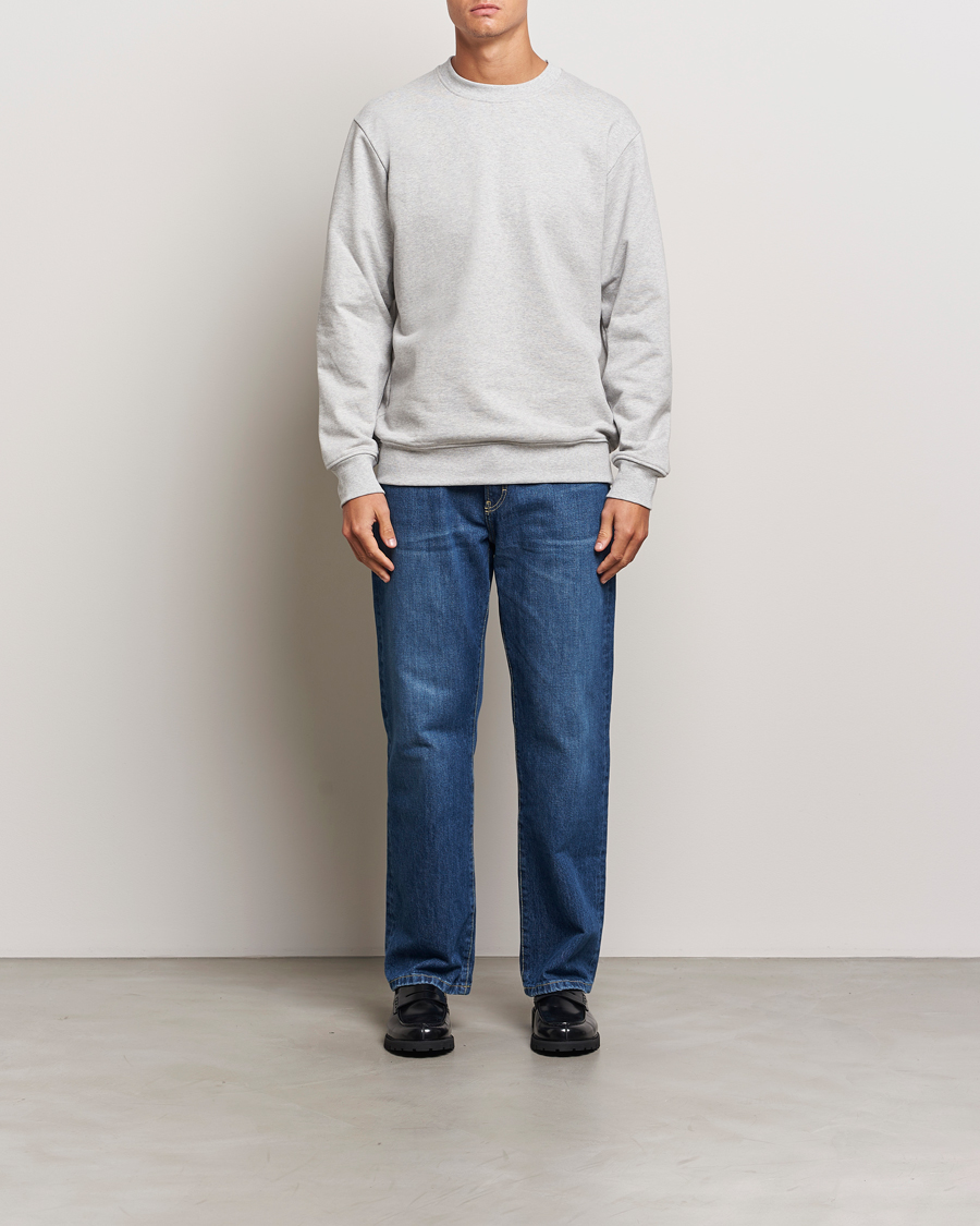 Herren | Pullover | A Day's March | Etienne Sweatshirt Grey Melange