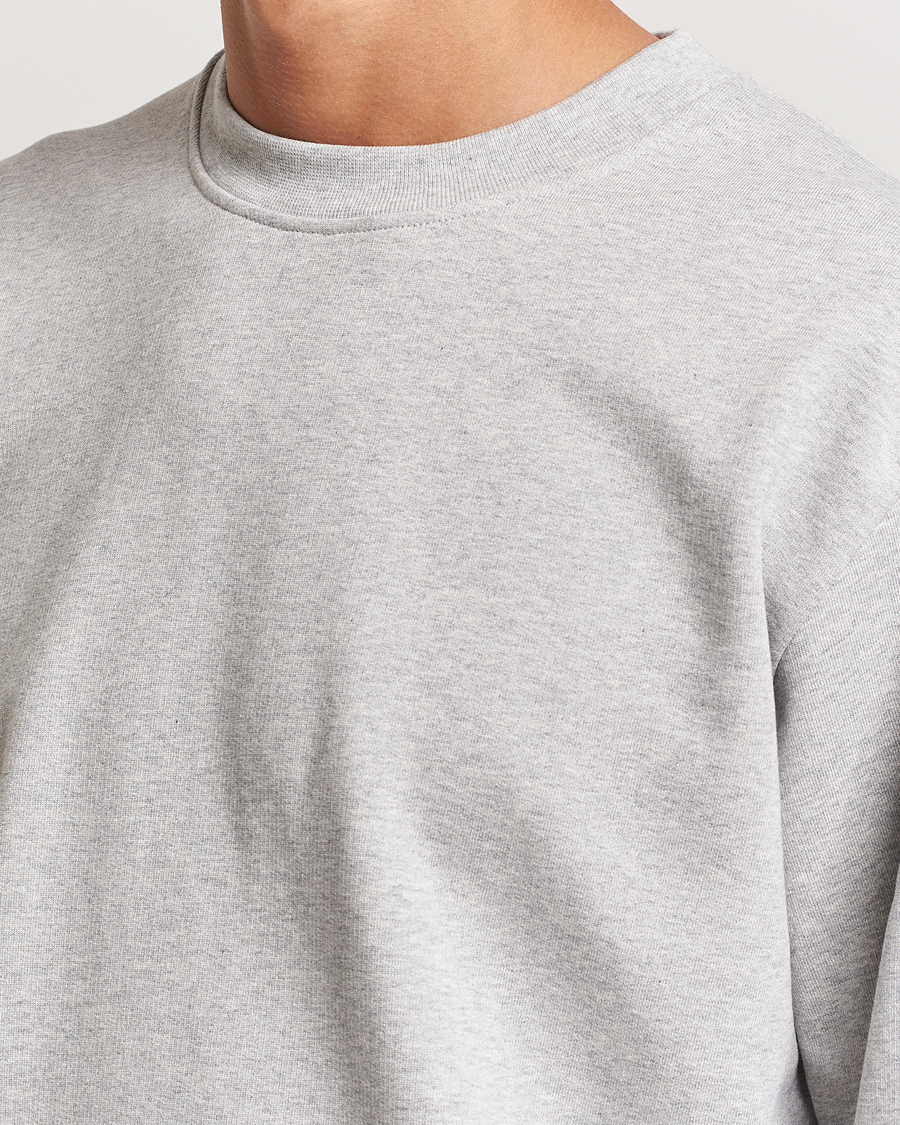 Herren | Pullover | A Day's March | Etienne Sweatshirt Grey Melange