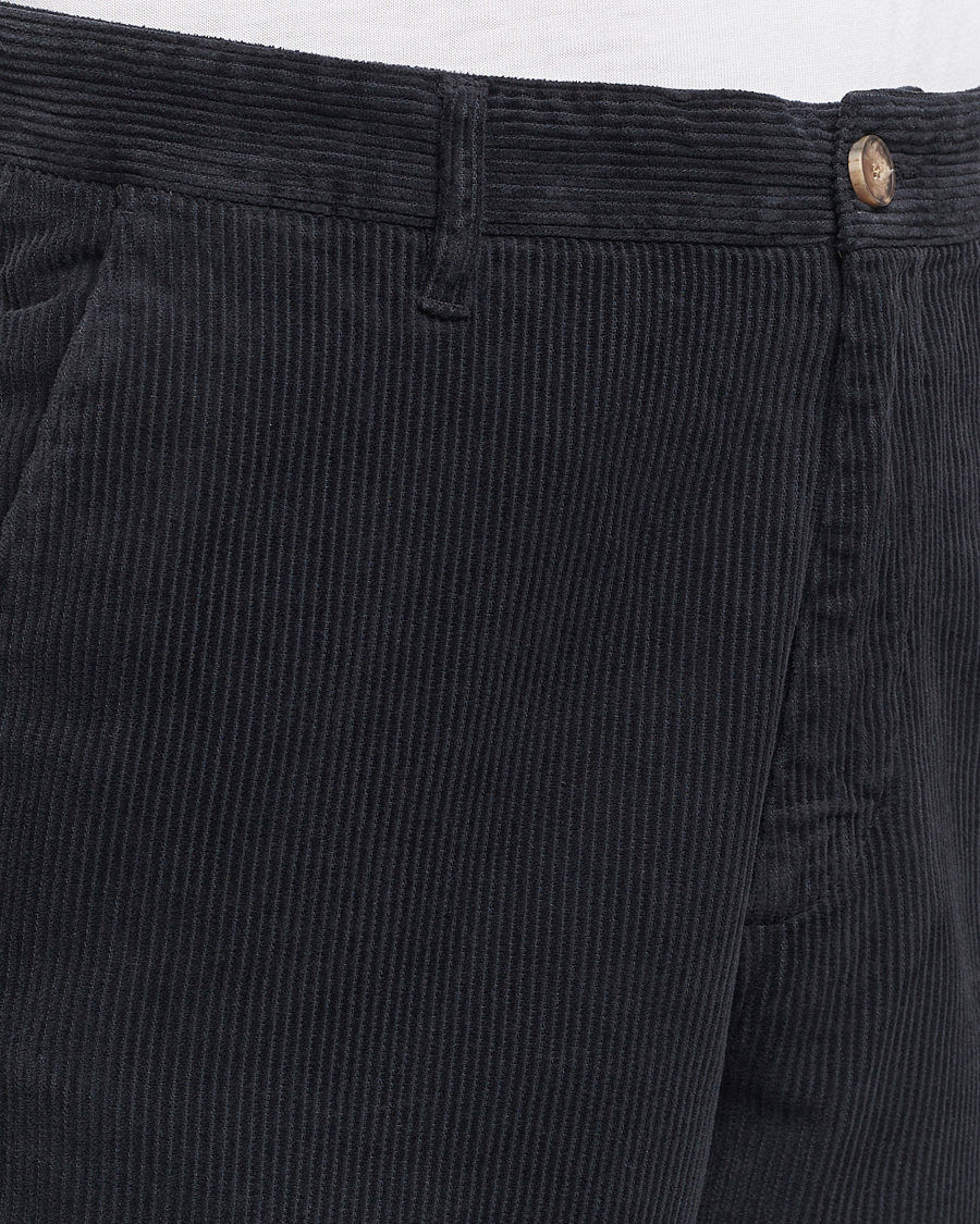 Herren | Hosen | A Day's March | Redwood Corduroy Trousers Black