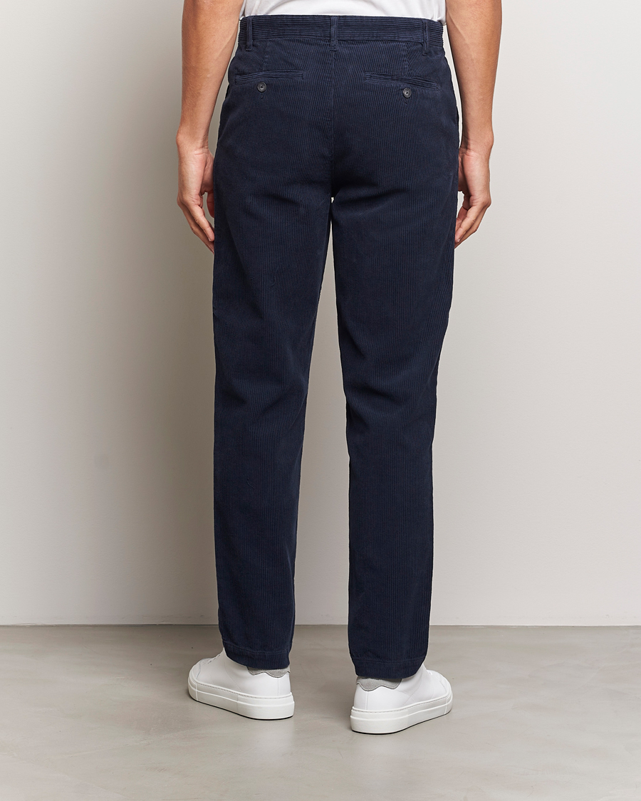 Herren | Hosen | A Day's March | Miller Corduroy Trousers Navy