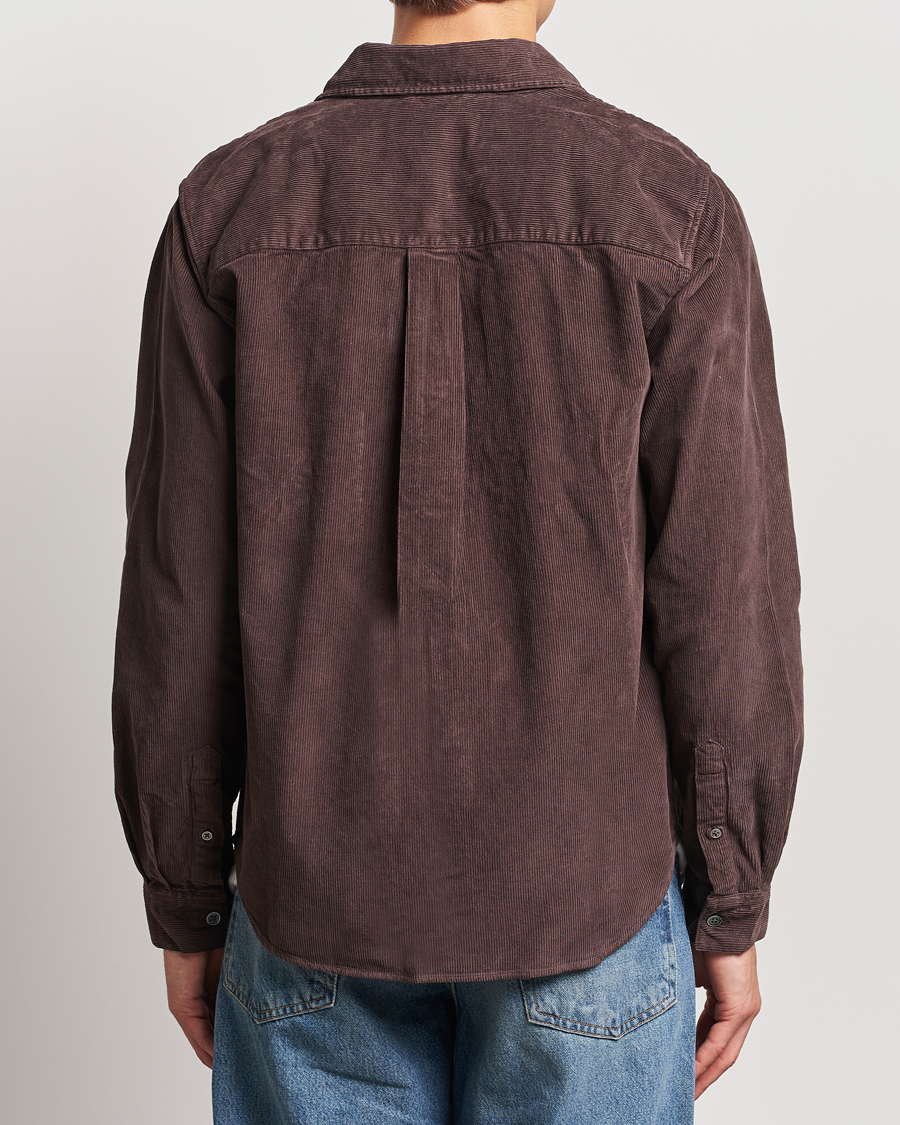 Herren | Hemden | A Day's March | Denver Corduroy Shirt Chocolate